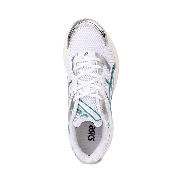 alternate view ASICS Gel-1130 Athletic Shoe - White / Rainy LakeALT2