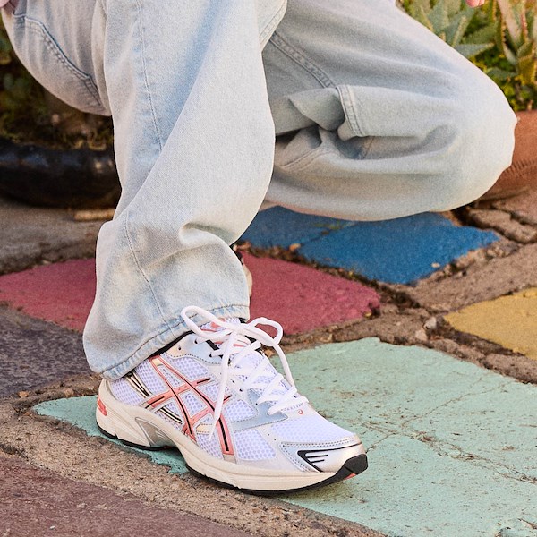 ASICS Gel-1130 Athletic Shoe - White / Desert Red