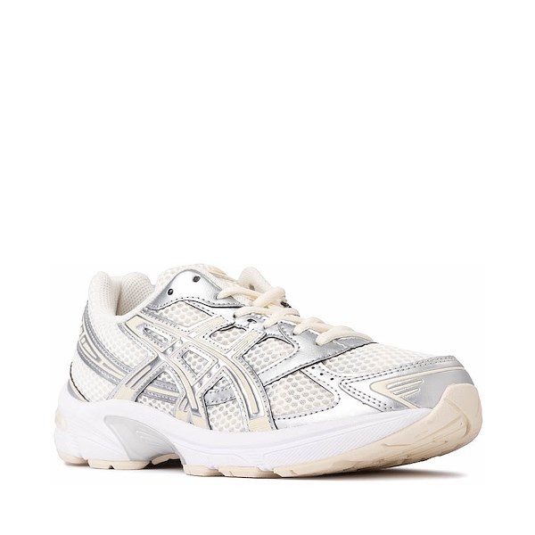 Womens ASICS Gel-1130 Athletic Shoe - Cream / Pure Silver