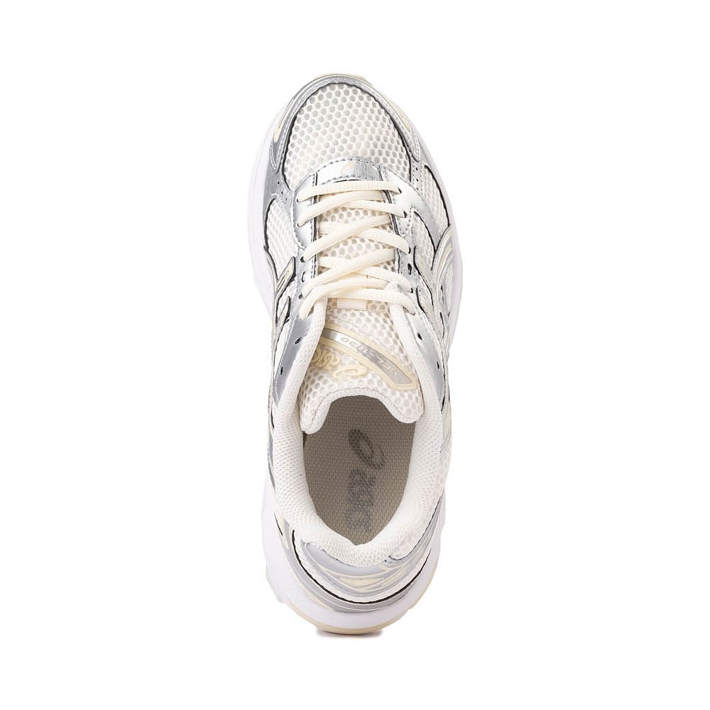 Womens ASICS Gel-1130 Athletic Shoe - Cream / Pure Silver
