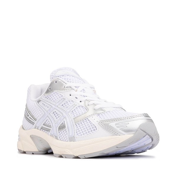 Womens ASICS Gel-1130 Athletic Shoe - White / Desert Red