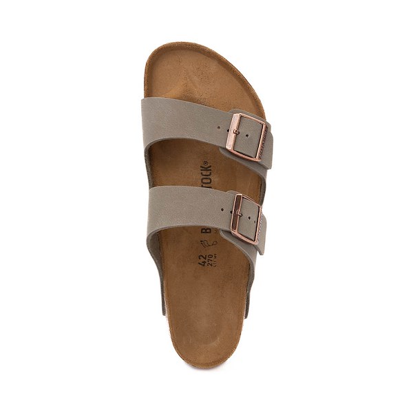 alternate view Mens Birkenstock Arizona Slide Sandal - StoneALT2