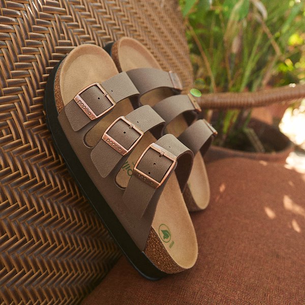 alternate view Womens Papillio by Birkenstock® Florida Flex Platform Slide Sandal - MochaHERO