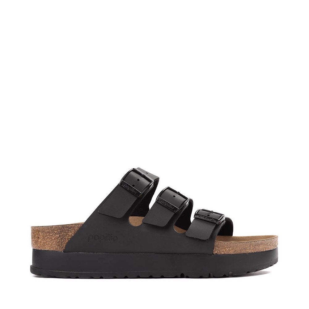 Womens Papillio by Birkenstock&reg; Florida Flex Platform Sandal - Black