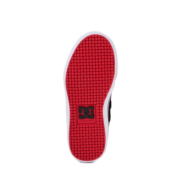 alternate view DC Pure Hi EV Skate Shoe - Little Kid / Big Kid - Black / Red / MulticolorALT3
