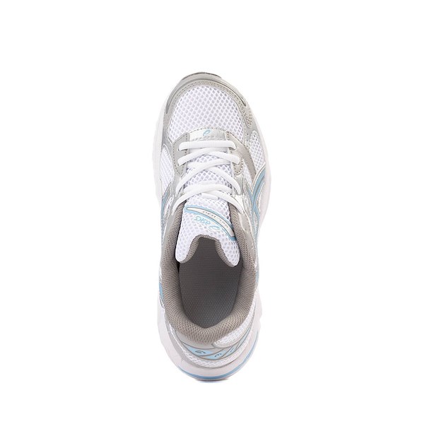 alternate view ASICS Gel-1130 Athletic Shoe - Big Kid - White / Arctic SkyALT2