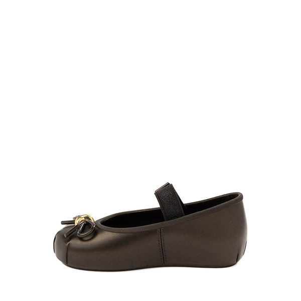 Mini Melissa Sophie Ballet Flat - Toddler / Little Kid - Metallic Black