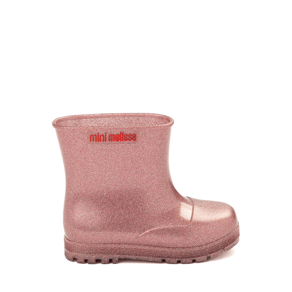 Mini Melissa Welly Boot - Toddler / Little Kid - Glitter Pink