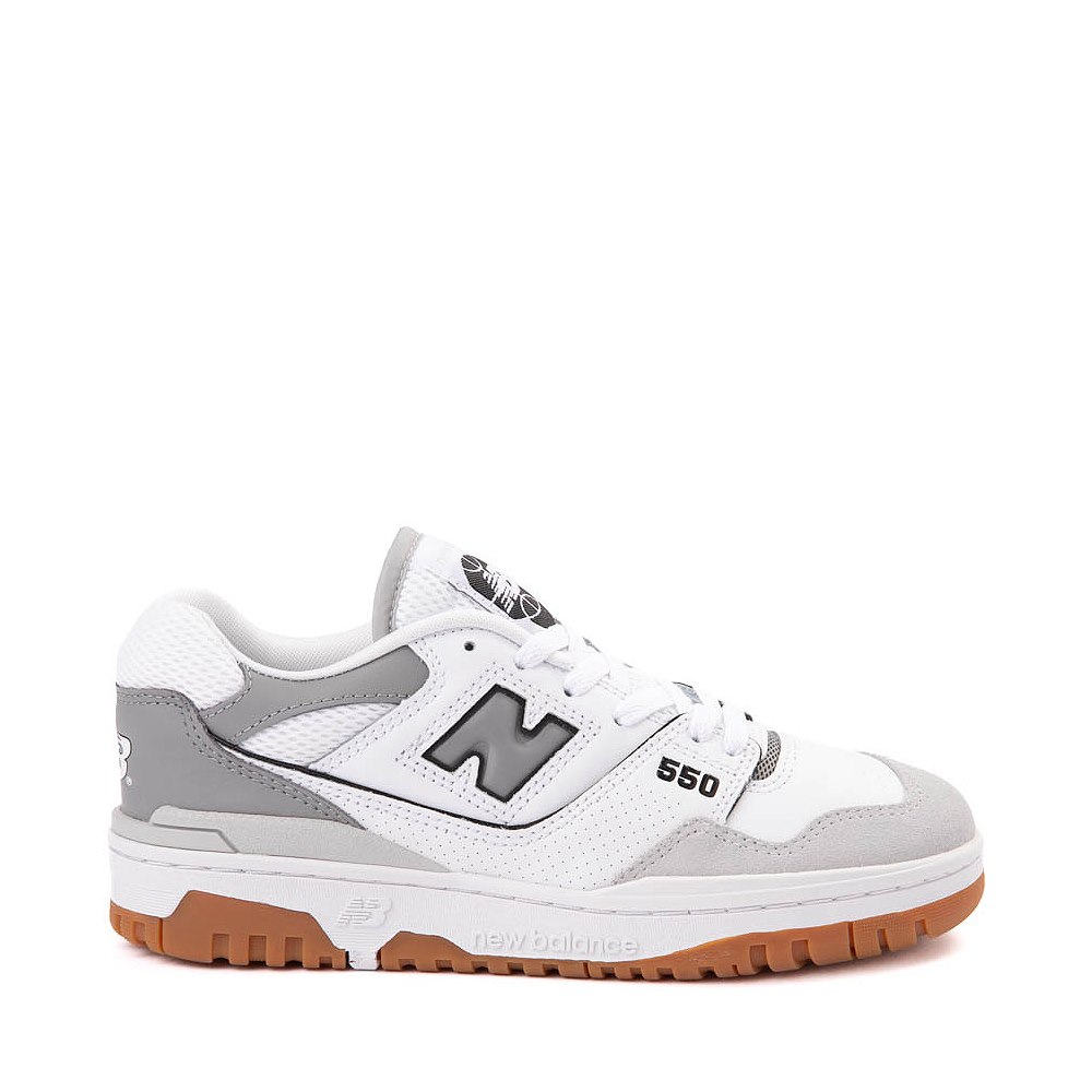 New Balance 550 Athletic Shoe - White / Slate Grey / Brighton Grey