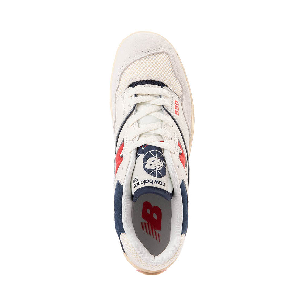 New Balance 550 Athletic Shoe - Sea Salt / Blast Red | Journeys