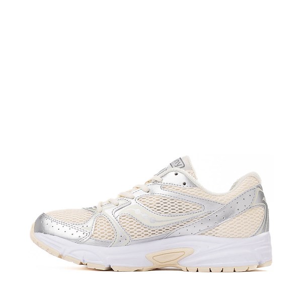 alternate view Womens Saucony Ride Millennium Athletic Shoe - Cream / SilverALT1