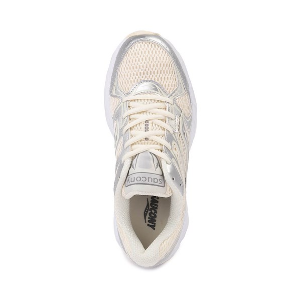 alternate view Womens Saucony Ride Millennium Athletic Shoe - Cream / SilverALT2