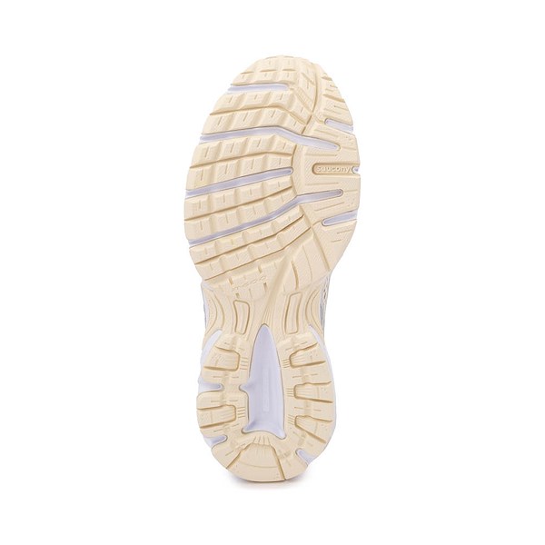 alternate view Womens Saucony Ride Millennium Athletic Shoe - Cream / SilverALT3