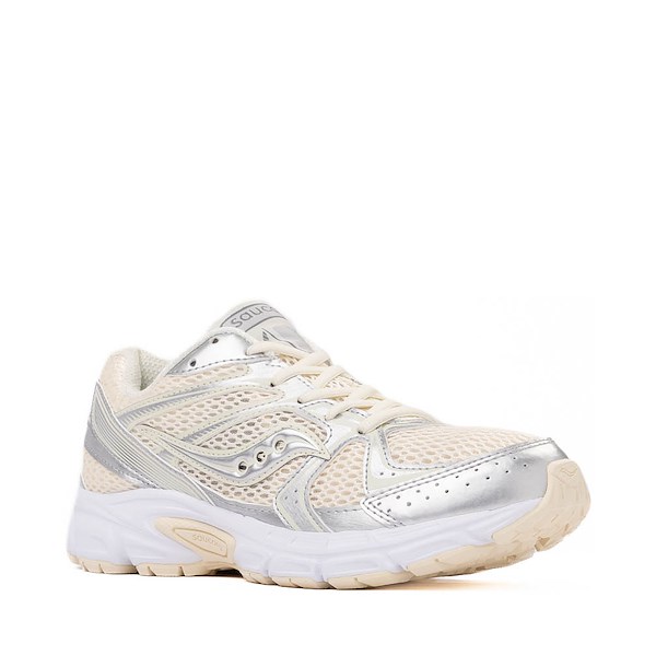 alternate view Womens Saucony Ride Millennium Athletic Shoe - Cream / SilverALT5
