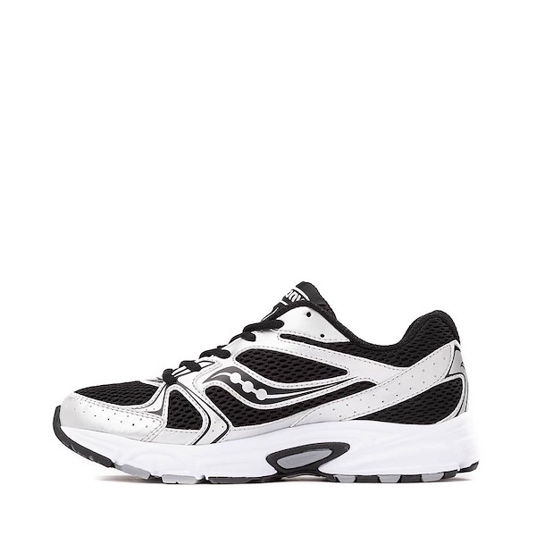 alternate view Womens Saucony Ride Millenium Athletic Shoe - Black / SilverALT1