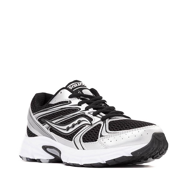 alternate view Womens Saucony Ride Millenium Athletic Shoe - Black / SilverALT5