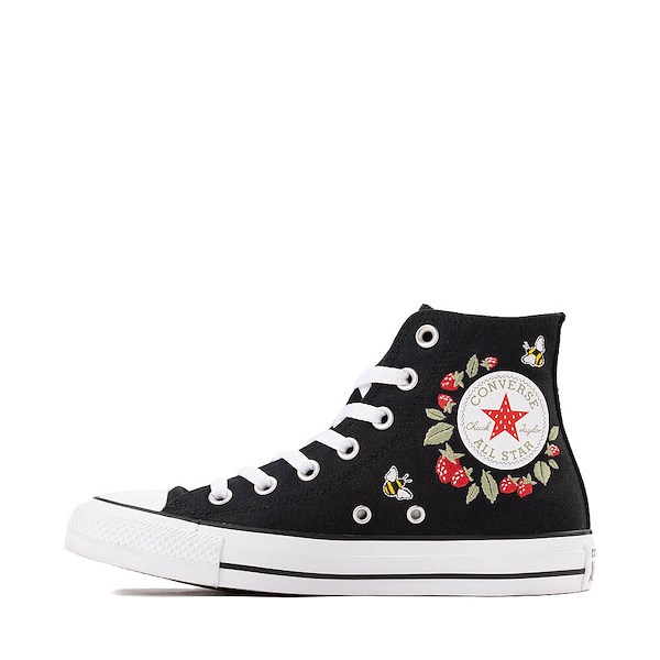 alternate view Converse Chuck Taylor All Star Berries And Bees High-Top Sneaker - BlackALT1