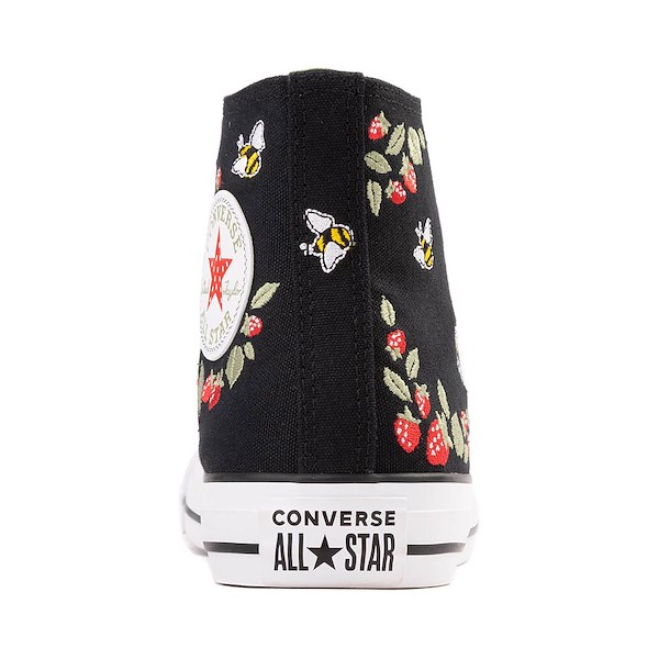 alternate view Converse Chuck Taylor All Star Berries And Bees High-Top Sneaker - BlackALT4