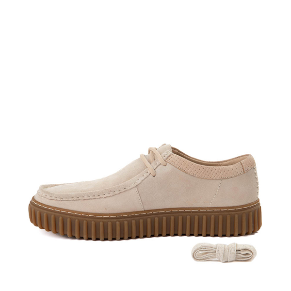 Mens Clarks Torhill Low Casual Shoe - Ecru