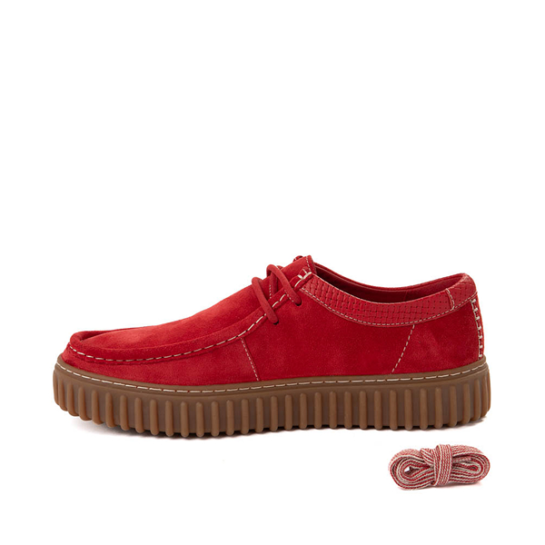 Mens Clarks Torhill Lo Casual Shoe - Red