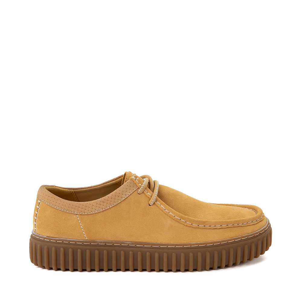 Mens Clarks Torhill Low Casual Shoe - Golden Tan