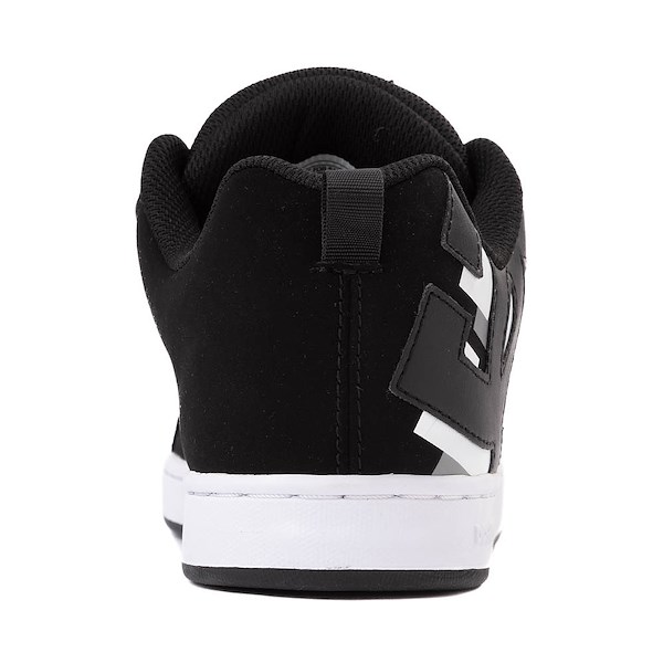 alternate view Womens DC Court Graffik 3D Skate Shoe - Black / White / GreyALT4