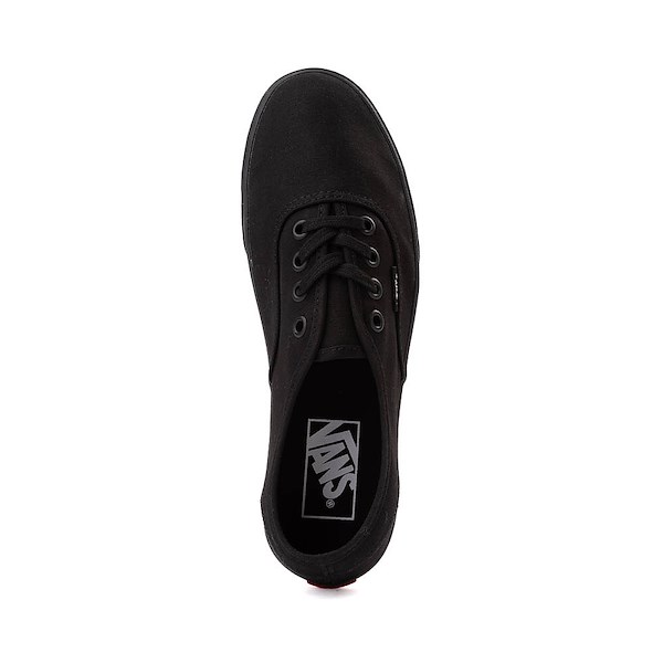 alternate view Vans Authentic Lowpro Skate Shoe - Black / BlackALT2