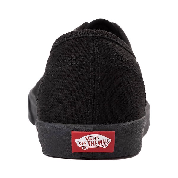 alternate view Vans Authentic Lowpro Skate Shoe - Black / BlackALT4