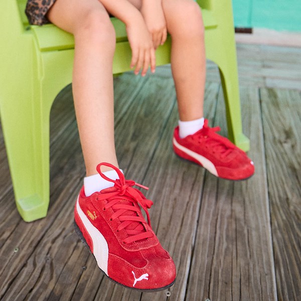 alternate view PUMA Speedcat OG Athletic Shoe - Little Kid / Big Kid - For All Time Red / WhiteALT1C