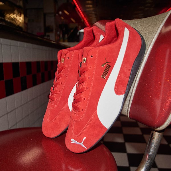 alternate view PUMA Speedcat OG Athletic Shoe - Big Kid - For All Time Red / WhiteHERO