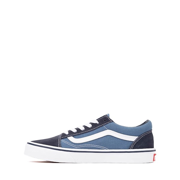 alternate view Vans Old Skool Skate Shoe - Big Kid - Navy / WhiteALT1
