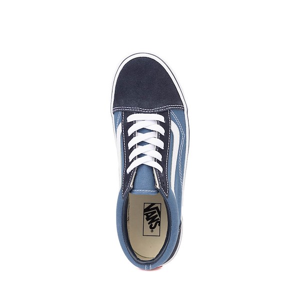 alternate view Vans Old Skool Skate Shoe - Big Kid - Navy / WhiteALT2