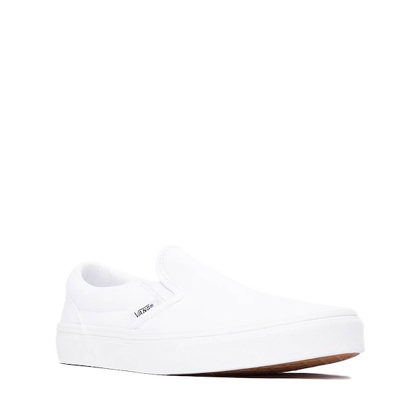 Vans Slip-On Skate Shoe - Big Kid - White
