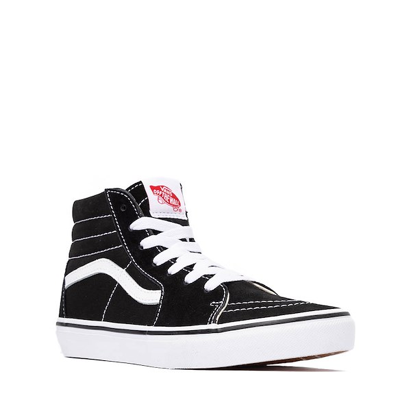 alternate view Vans Sk8-Hi Skate Shoe - Big Kid - Black / WhiteALT5