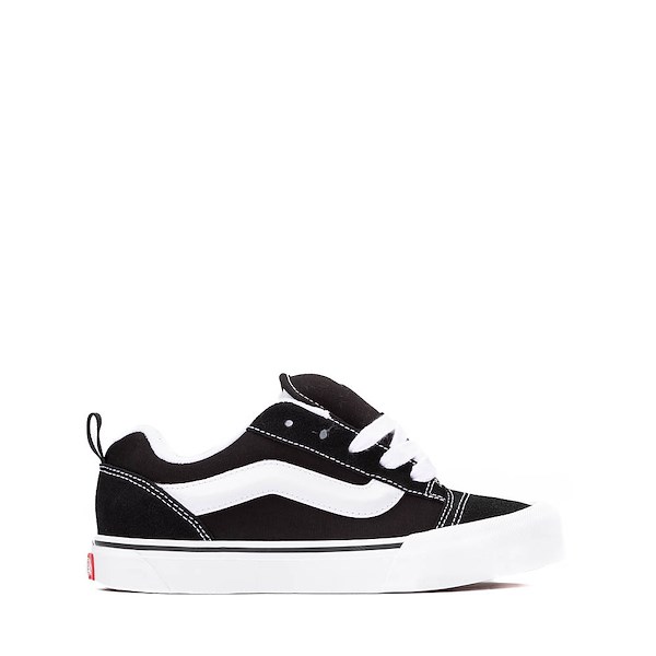 Vans Knu Skool Skate Shoe - Big Kid - Black / White