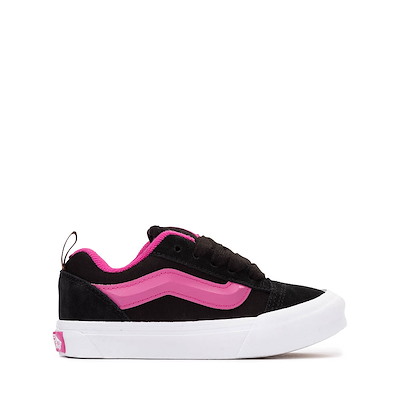 Vans Slip-On Checkerboard Skate Shoe - Little Kid - Black / Red