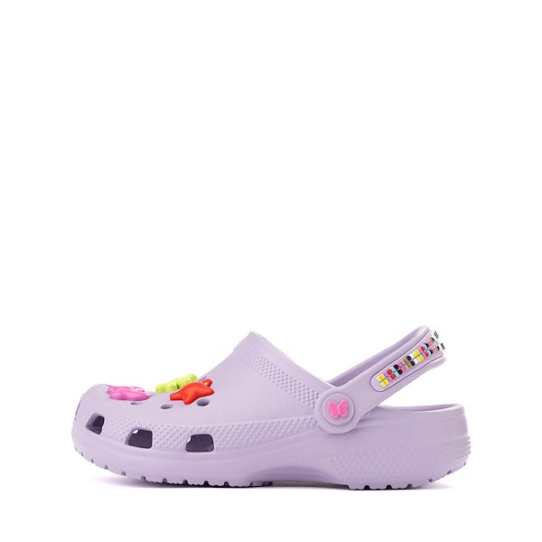 alternate view Crocs Classic Friendship Bracelet Clog - Little Kid / Big Kid - LavenderALT1