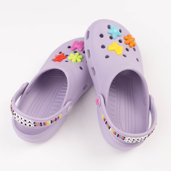 alternate view Crocs Classic Friendship Bracelet Clog - Little Kid / Big Kid - LavenderTHERO