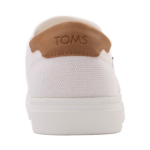 alternate view Mens TOMS Baja 2.0 Slip-On Casual Shoe - WhiteALT4