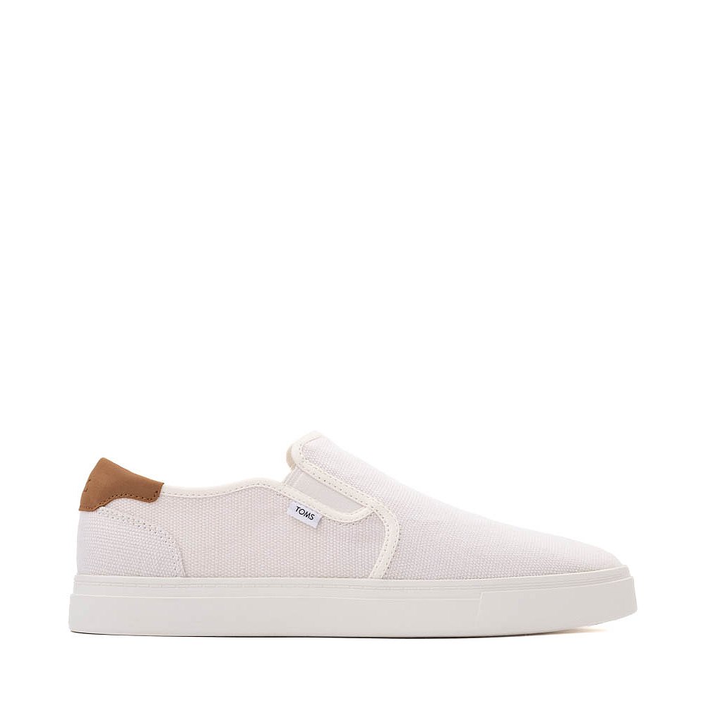 Mens TOMS Baja 2.0 Slip-On Casual Shoe - White