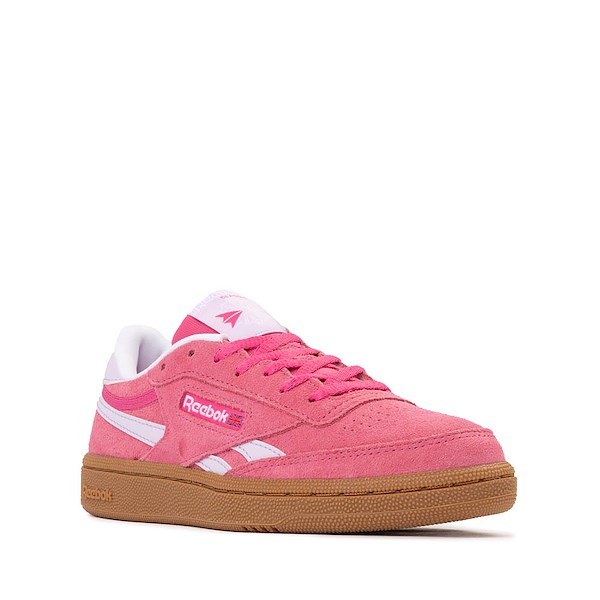 alternate view Reebok Club C Revenge Athletic Shoe - Big Kid - Pink / PurpleALT5