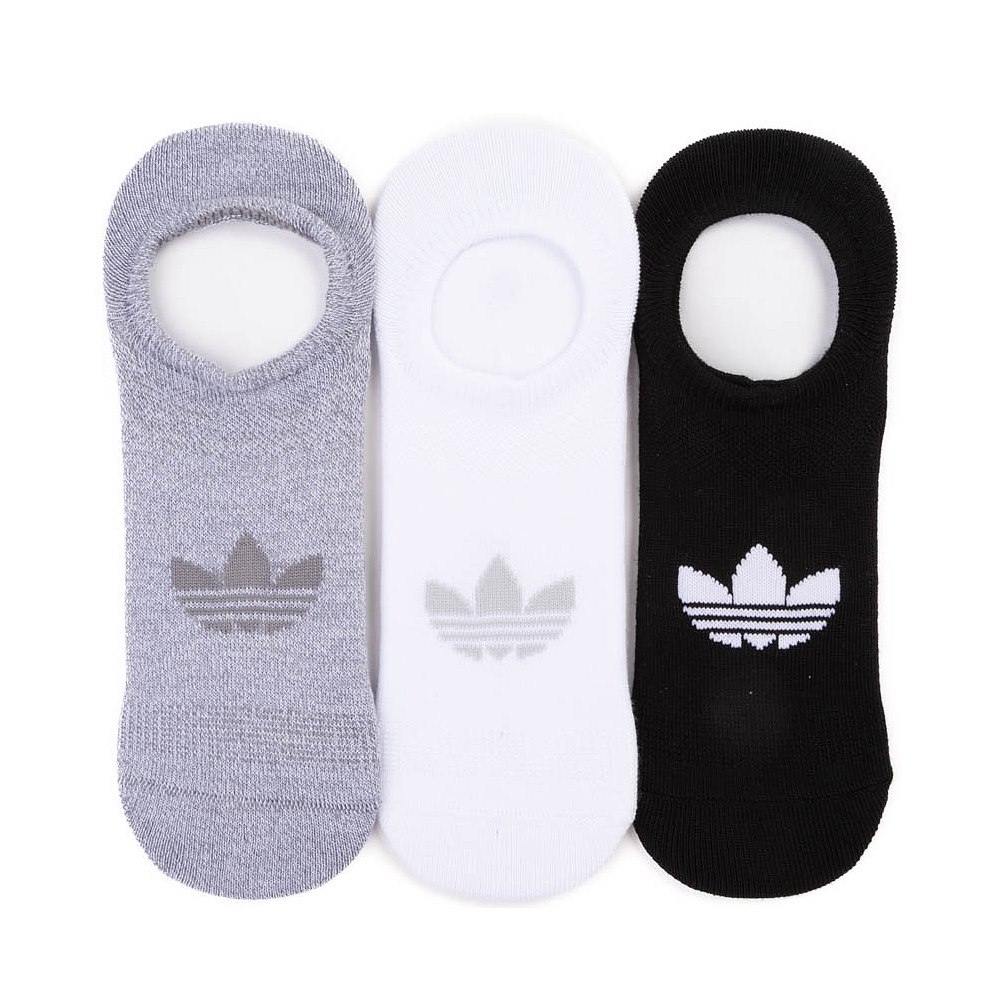 adidas Superlite No-Show Socks 6 Pack - Black / White / Grey