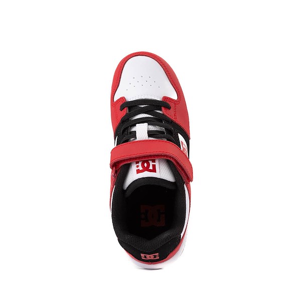 alternate view DC Manteca 4 Elastic Skate Shoe - Little Kid / Big Kid - Red / Black / WhiteALT2