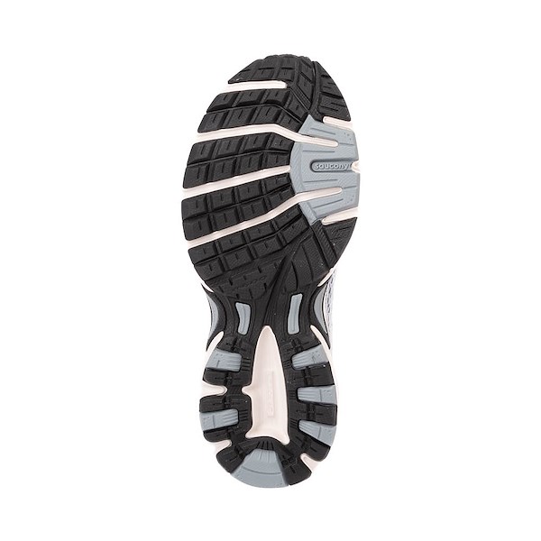 alternate view Womens Saucony Ride Millennium Athletic Shoe - Silver / CreamALT3