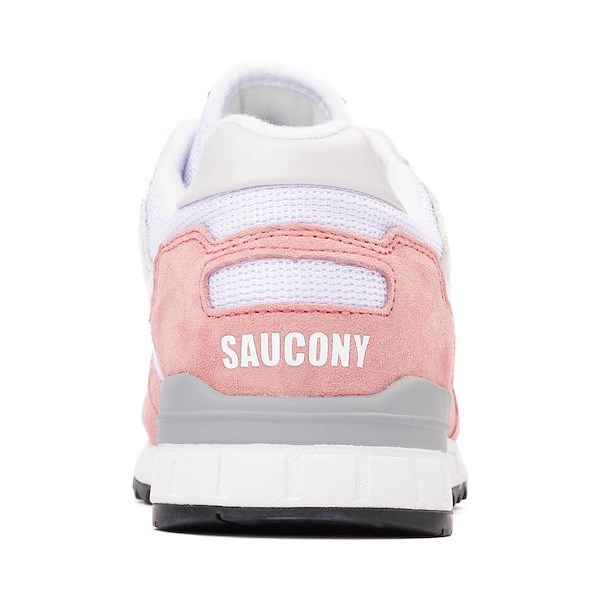 alternate view Saucony Shadow 5000 Athletic Shoe - White / SalmonALT4
