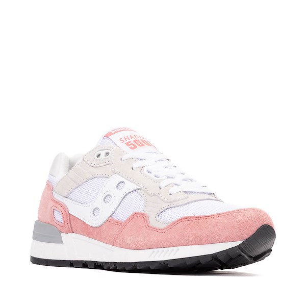 alternate view Saucony Shadow 5000 Athletic Shoe - White / SalmonALT5