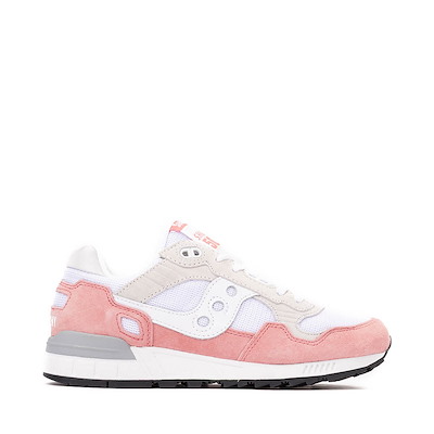Saucony Shadow 5000 Athletic Shoe - White / Salmon