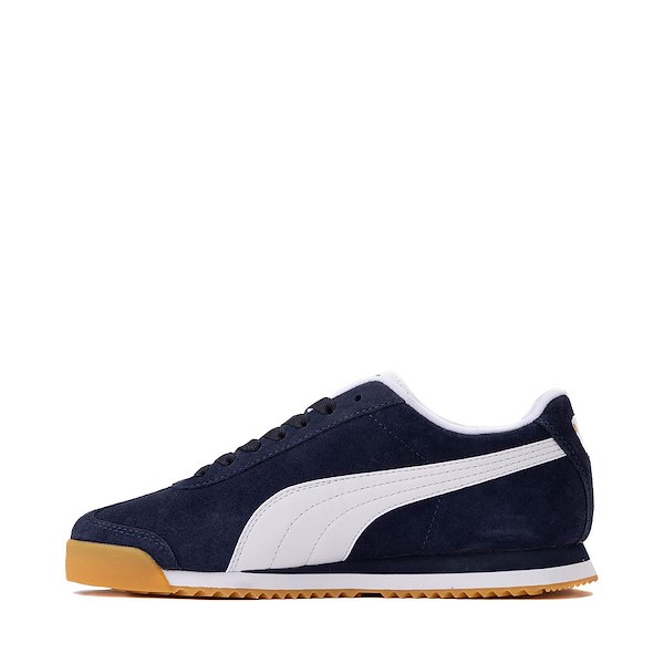 alternate view Mens PUMA Roma Athletic Shoe - New Navy / WhiteALT1