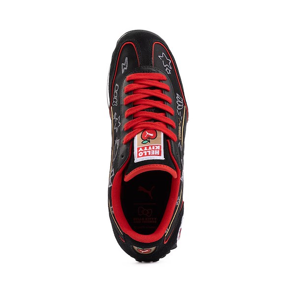 Womens PUMA x Hello Kitty® Easy Rider Athletic Shoe - Black / For All Time Red / Mountain Blue