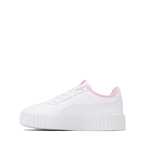 alternate view PUMA Carina 3.0 Jelly Stars Athletic Shoe - Little Kid / Big Kid - White / PinkALT1